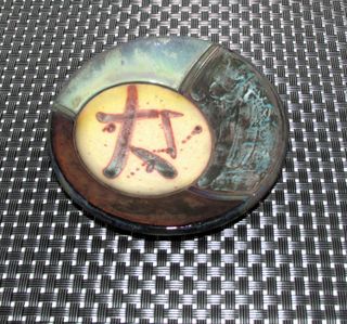 Pires/Pequeno Prato De Cerâmica artesanal Japonês