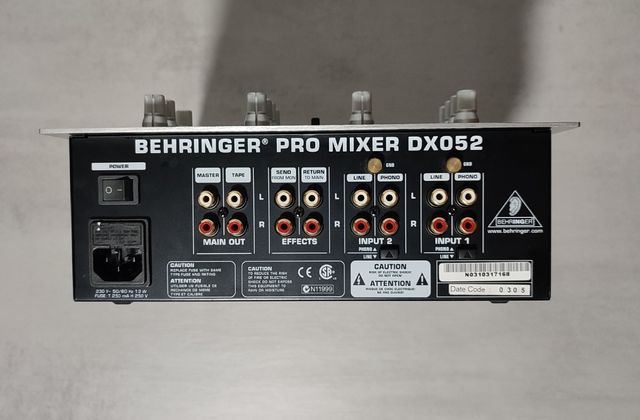 Mixer Behringer DX052 - DJ