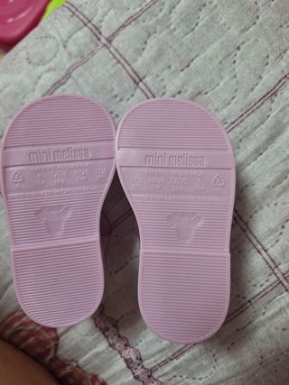 Sandali Mini Melissa Ariel Glitter Rosa