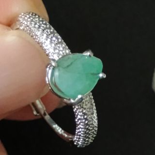 Anillo Esmeralda natural