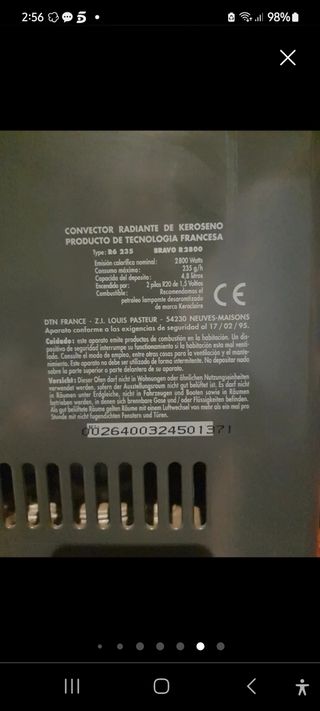 Estufa Bravo - Calefactor