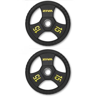 Discos olimpicos Ziva 15kg 2uds - 50mm