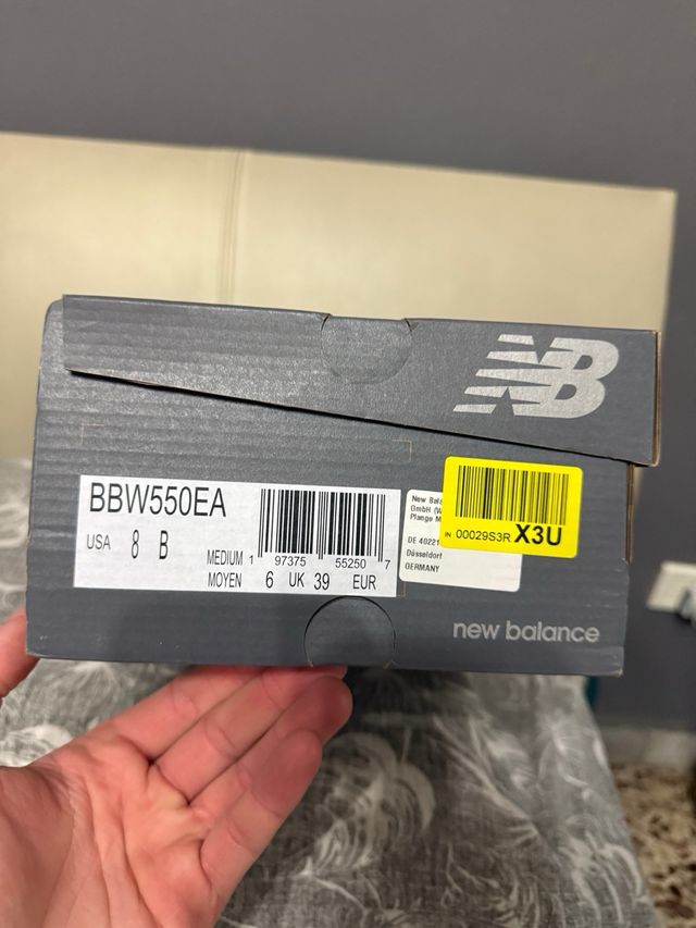 New Balance 550 rosa-bianche