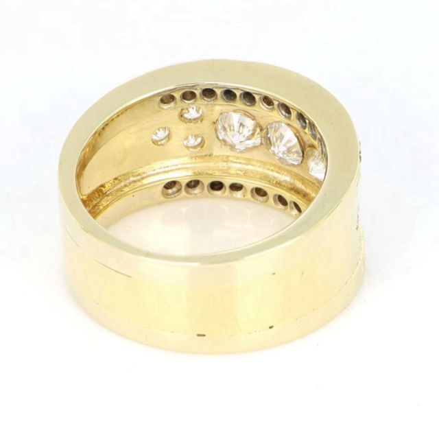 Anello 18 carati Oro giallo 1.60ct. Diamante