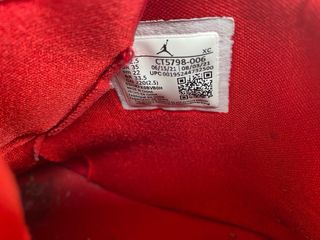 Stivaletti Jordan bambino Scarpe rosse misura 35