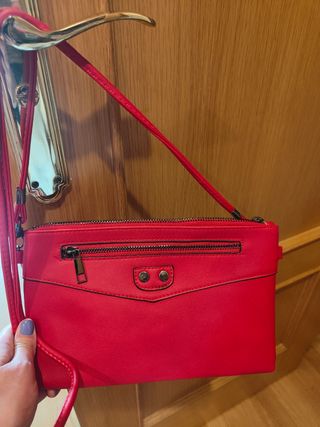 Bolso bandolera rojo
