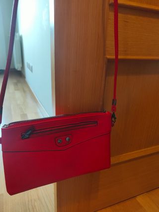 Bolso bandolera rojo