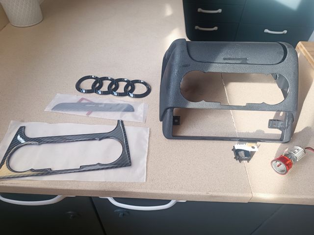 Carcasa central consola Audi TT Mk1