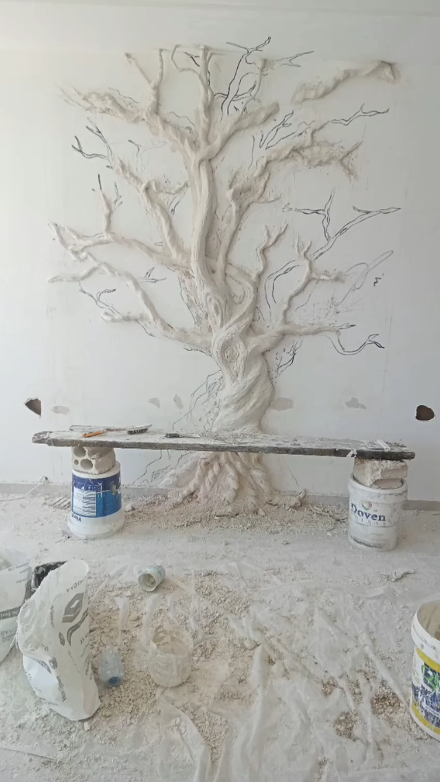 ESCULTOR GRAFFITI 3D escayolado relieve pintor art