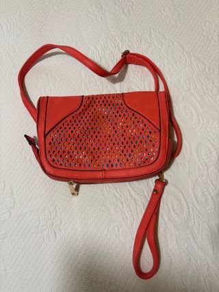 Bolso bandolera rojo verano