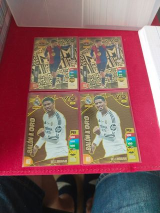 4 Cromos Adrenalyn: Pedri , Bellingham