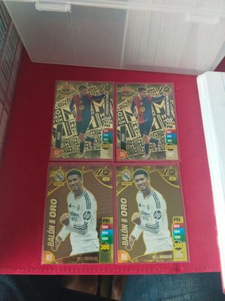 4 Cromos Adrenalyn: Pedri , Bellingham