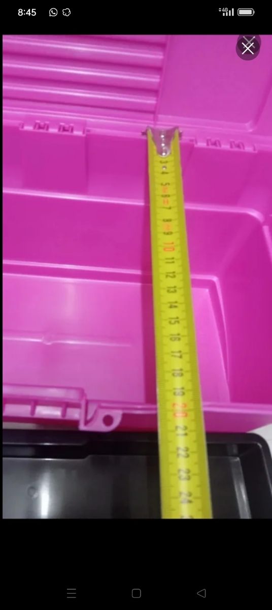 Caja organizadora rosa - ideal para manualidades