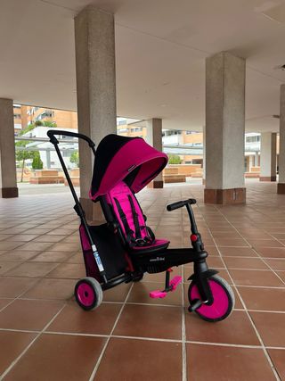 smarTrike STR3 Triciclo Rosa Plegable