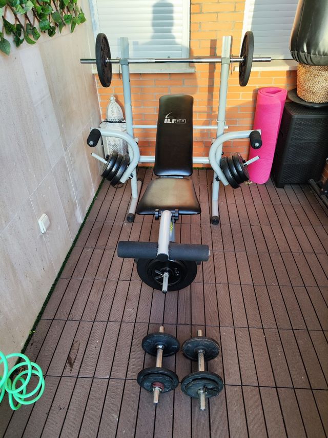 Banco musculación. OJO, SOLO BANCO.