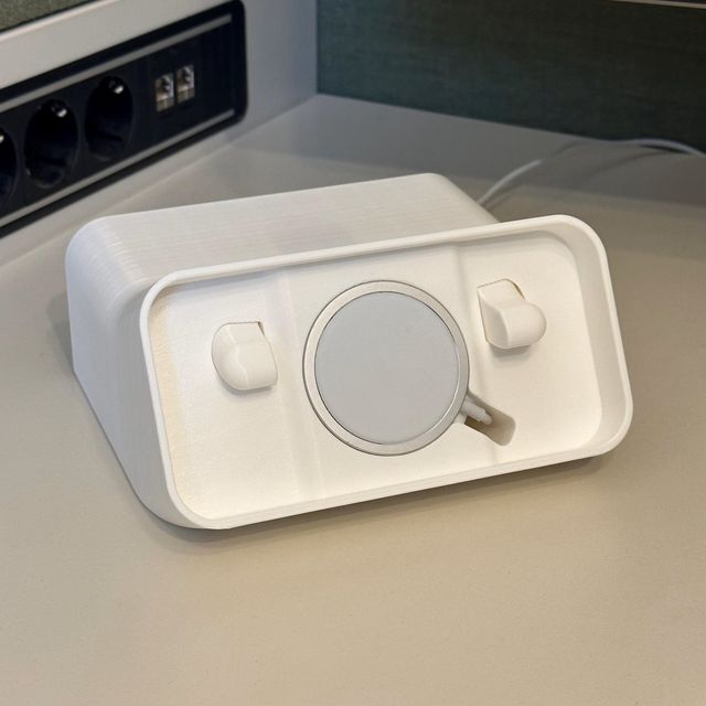 ↯ Base carga iPhone, Apple Watch & AirPods 