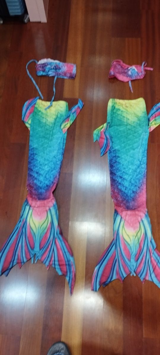 2 Colas Sirena Infantil