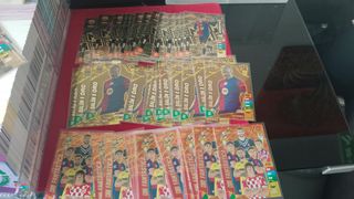 Cromos Adrenalyn XL: Balón Oro + Fantástica+ Momen