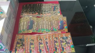 Cromos Adrenalyn XL: Balón Oro + Fantástica+ Momen
