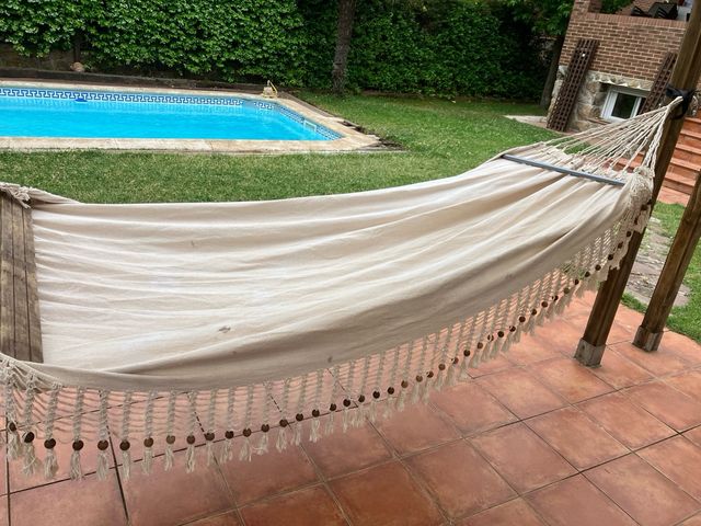 Amaca di cotone con nappe