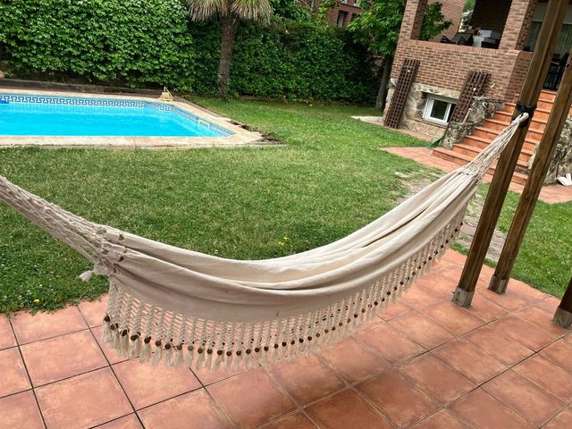 Amaca di cotone con nappe