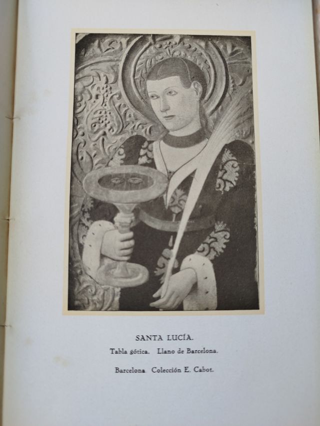 Libro antiguo Santa Lucía (1932)