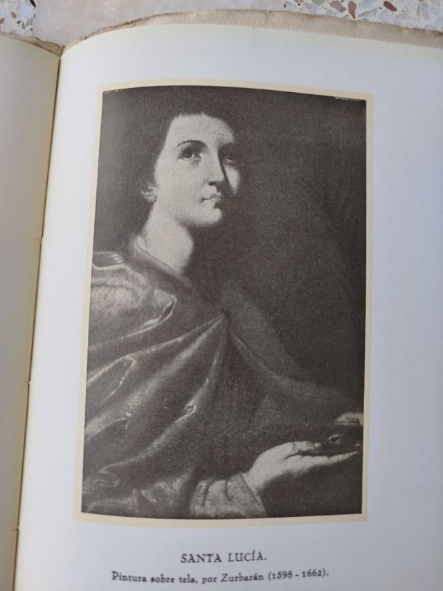 Libro antiguo Santa Lucía (1932)