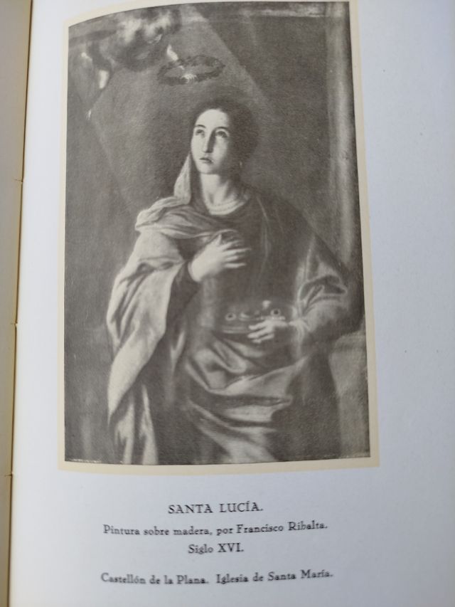 Libro antiguo Santa Lucía (1932)