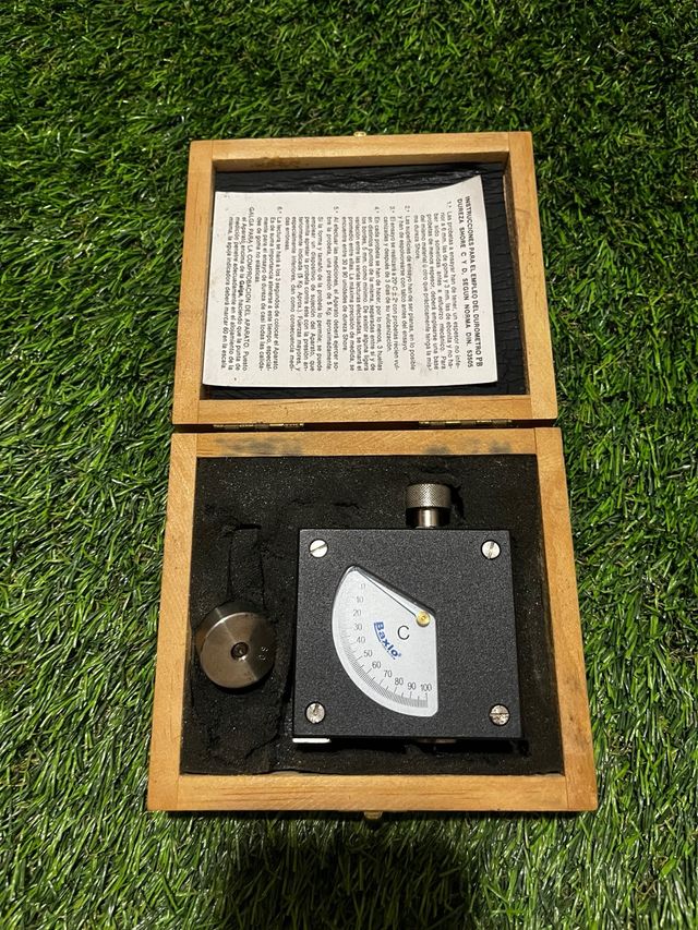 Durómetro Shore C + Galga