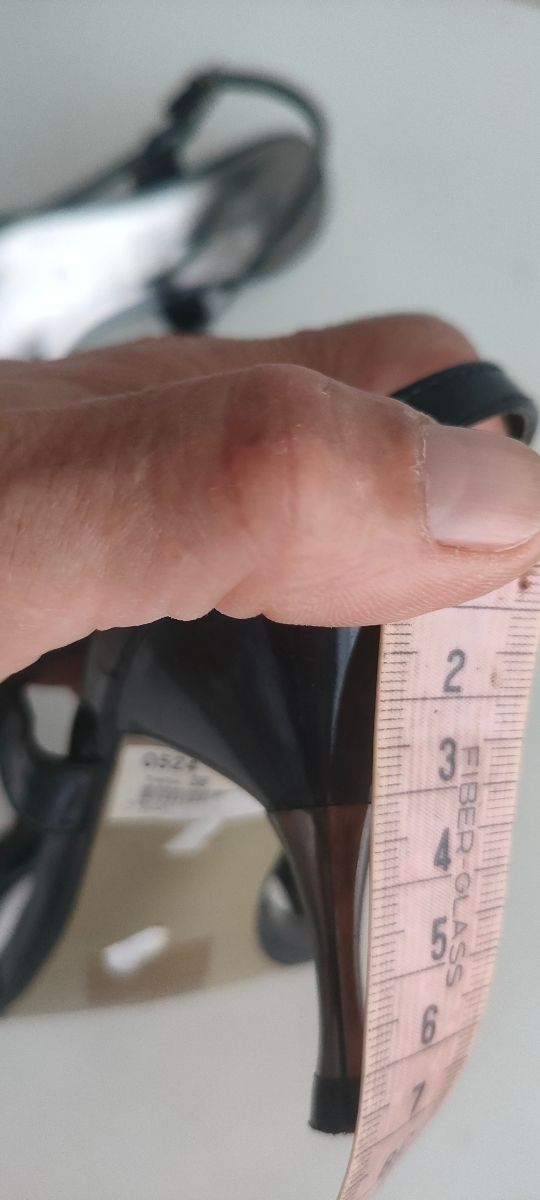 Sandalias Tck negras marrón - Talla 38