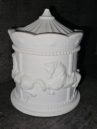 Bomboniera portaconfetti | Ceramica bianca