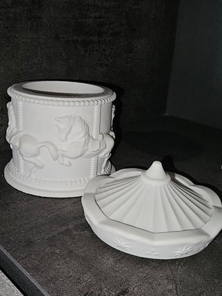 Bomboniera portaconfetti | Ceramica bianca