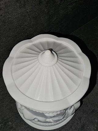 Bomboniera portaconfetti | Ceramica bianca