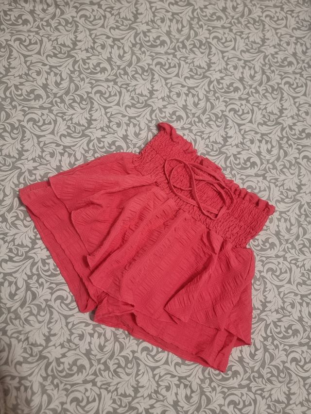 Falda pantalón volantes