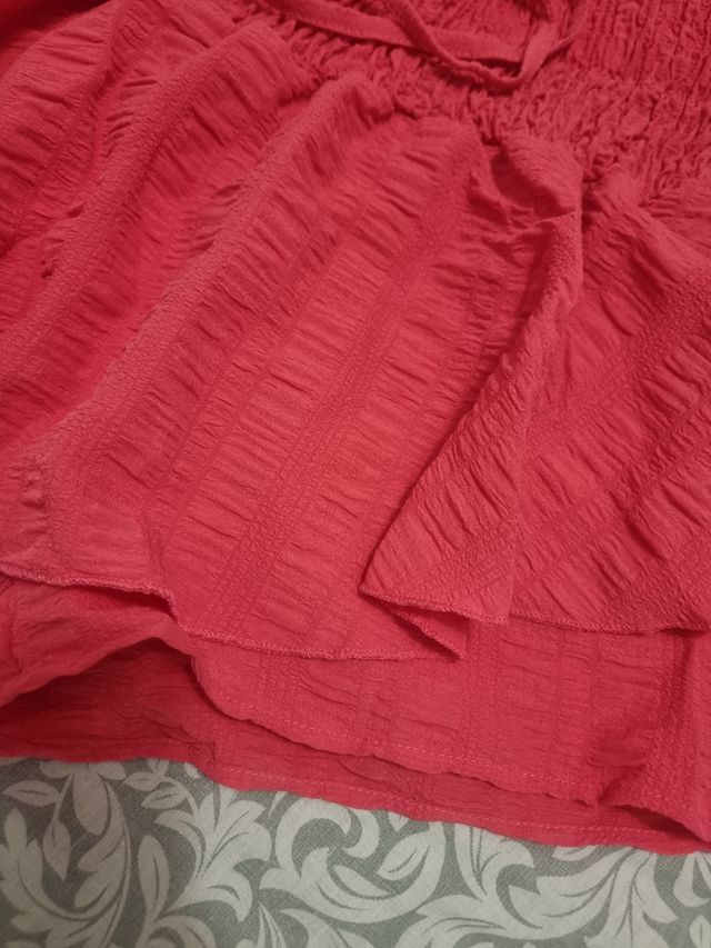 Falda pantalón volantes