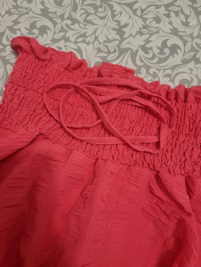 Falda pantalón volantes