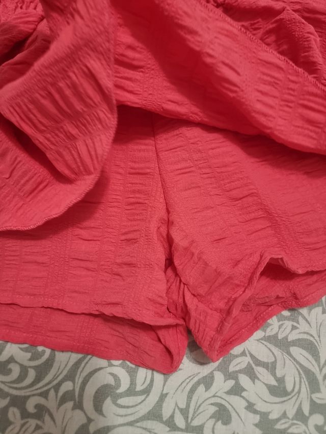 Falda pantalón volantes