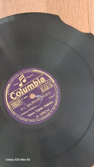 12 Discos de pizarra Gramófono 