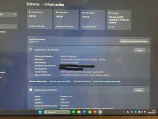 Microsoft Surface Pro 8 tactil: ordenador personal