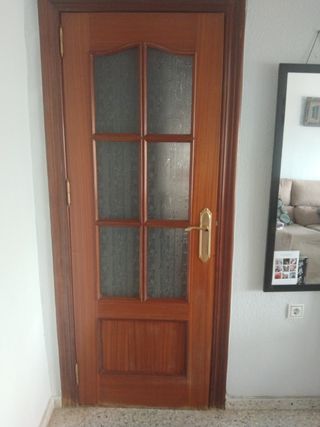 Puertas interior madera maciza