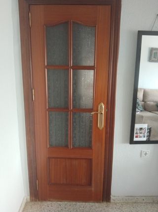 Puertas interior madera maciza