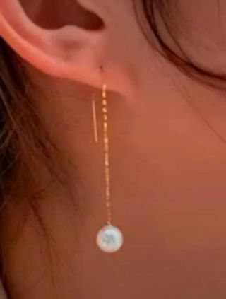 Pendientes oro 18k perlas australianas