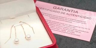 Pendientes oro 18k perlas australianas