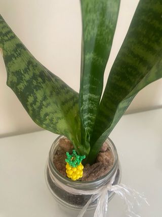 Colgante piña hecho a mano.