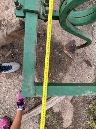 Arado cultivador  1,9 metros herramienta agrícola