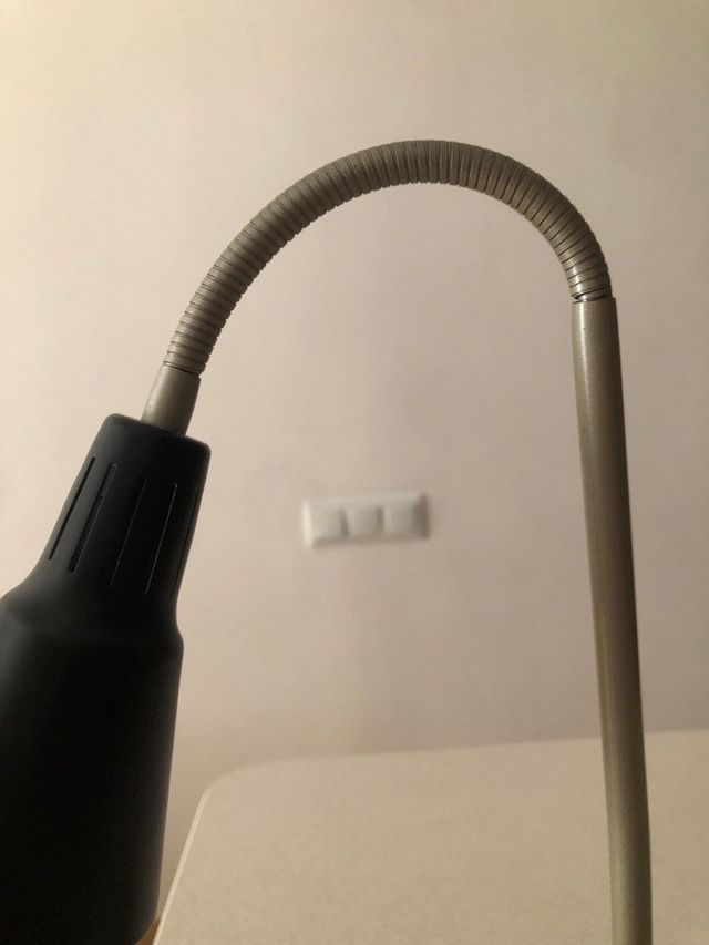 Lampara escritorio vintage negra