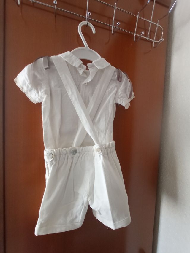 Vestidos 2 mellizos 1 año lino