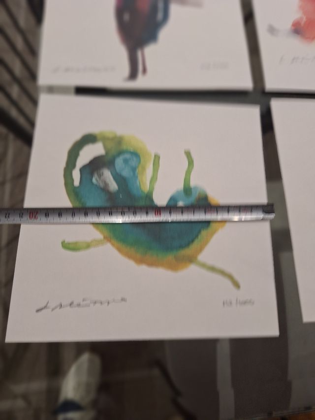 4 Fogli astratti LUIS Alcántara.