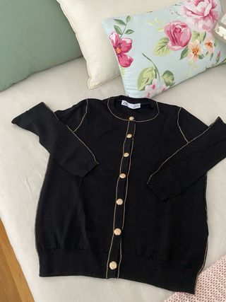 Chaqueta negra Zara - Talla S