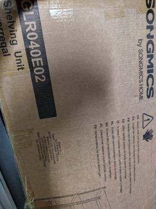 Scaffali SONGMICS - 2 pz. In metallo e legno.